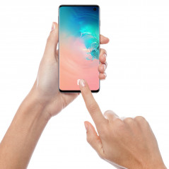 Skärmskydd av TPU till Samsung Galaxy S10+ PLUS med fingerprint