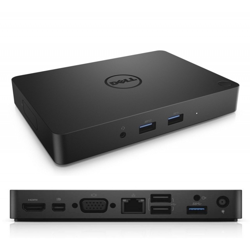USB-C dockningsstation - Dell USB-C universell dockningsstation WD15 med stöd för 2 skärmar NO AC (beg)