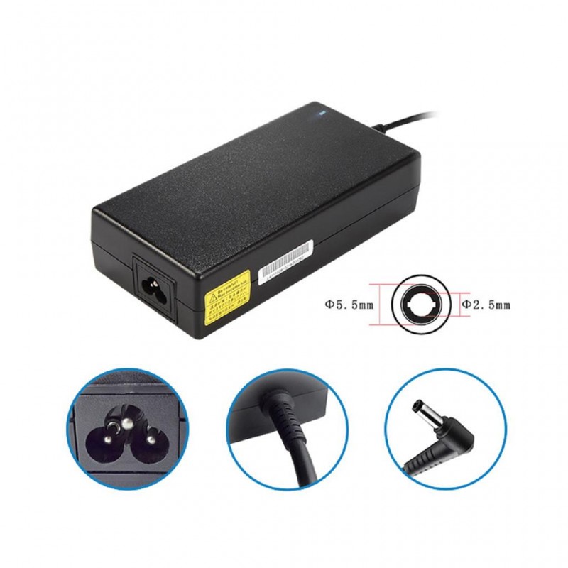 Datorladdare - ASUS & MSI-kompatibel 180W datorladdare round (5.5mm x 2.5mm)