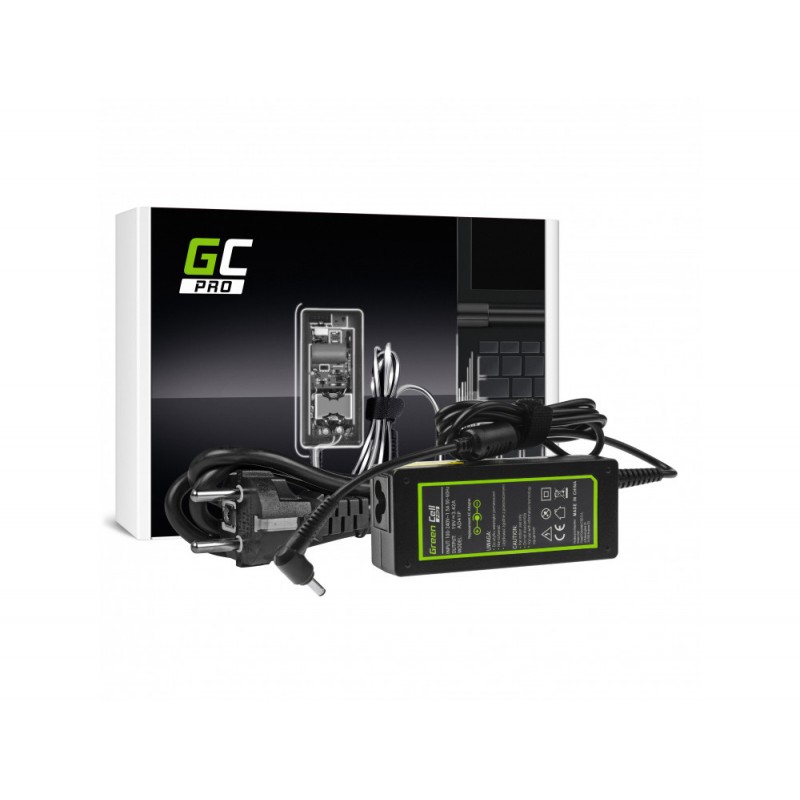 Asus & MSI laddare - GreenCell Asus-kompatibel datorladdare 65W (4mm x 1.35mm)