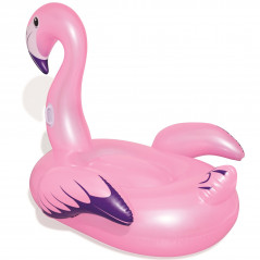 Uppblåsbar Pink Flamingo "Luxury" flytmadrass från Bestway