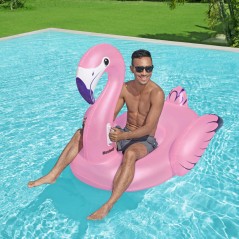 Sommarlek strand & trädgård - Uppblåsbar Pink Flamingo "Luxury" flytmadrass från Bestway