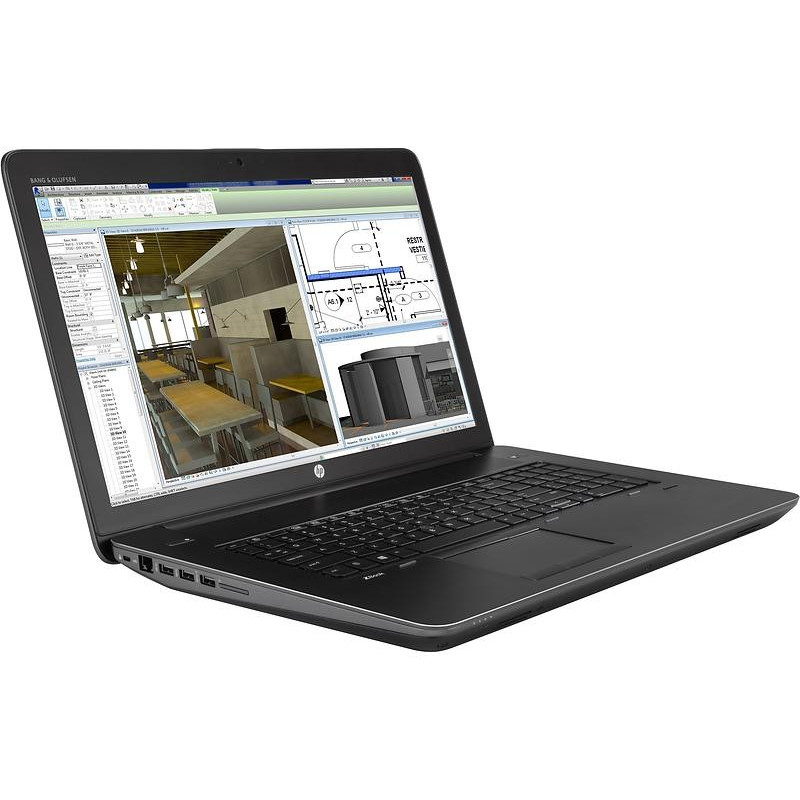 Laptop 17" beg - HP ZBook 17 G4 i7 32GB 512GB SSD P3000 Win10 Pro (beg med defekt LAN-port)