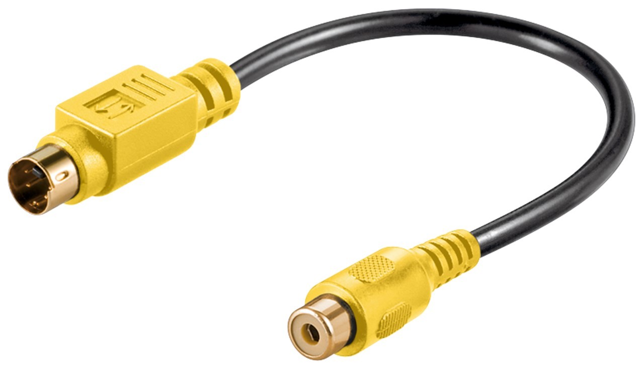 Adapterkabel S-Video till komposit