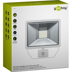 Belysning - 50 Watts LED fasadbelysning med rörelsedetektor, lampa för utomhusbruk