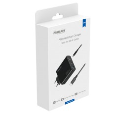 USB-C Laddare - HuntKey 100W USB-C Universal GaN datorladdare