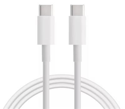 2 meter USB-C till USB-C kabel (USB 2) 100W vit