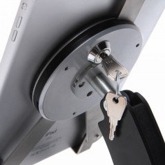 Surfplattetillbehör - Justerbart & Låsbart golvstativ ställ för 10" surfplattor som iPad 2018/2017 (6th/5th), Air 1/2 mm