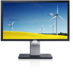 Skärmar begagnade - Dell 24-tums LED-skärm P2411H med USB-hubb med Ergonomisk fot (beg)