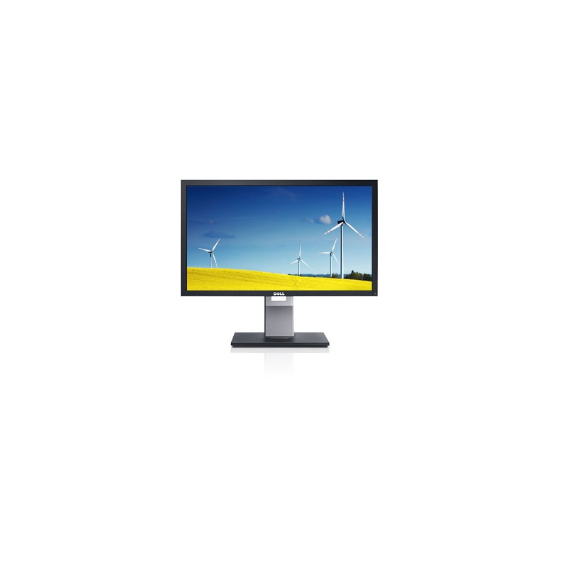Skärmar begagnade - Dell 24-tums LED-skärm P2411H med USB-hubb med Ergonomisk fot (beg)