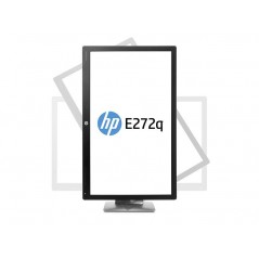Skärmar begagnade - HP EliteDisplay E272q 27" 2K 1440p IPS-skärm med USB-hubb & ergonomisk fot (beg)