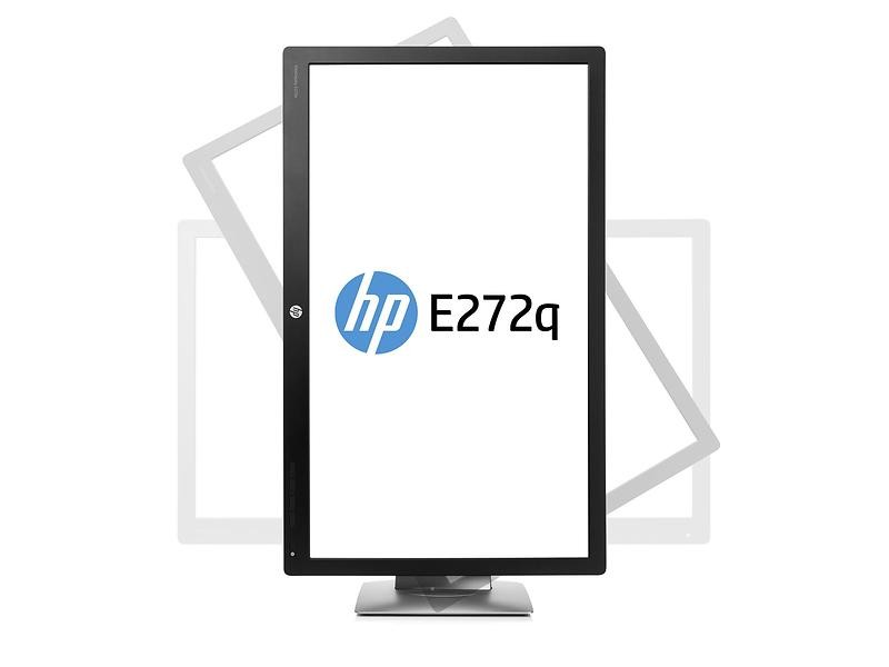 HP EliteDisplay E272q 27" 2K 1440p IPS-skärm med USB-hubb och ergonomisk fot