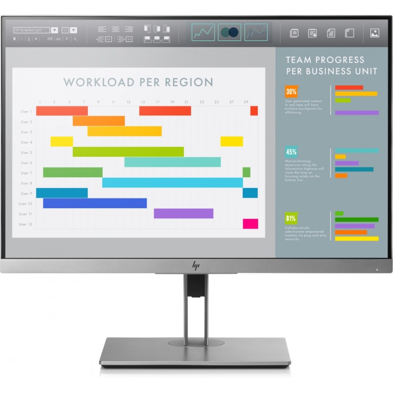 Skärmar begagnade - HP EliteDisplay E243i 24" Full HD+ IPS-skärm (beg)