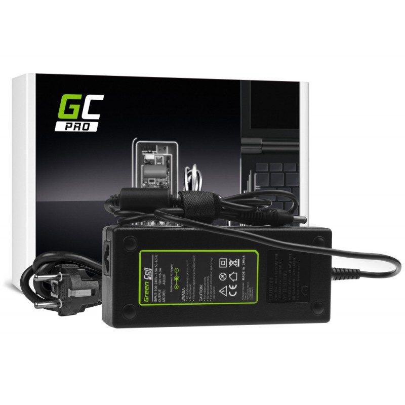 Datorladdare - GreenCell Pro ASUS & MSI-kompatibel 120W datorladdare round (5.5mm x 2.5mm)