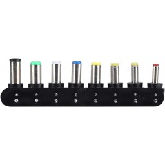 Datorladdare - Universal AC adapter till DC 100-240V till 12V/15V/16V/18V/19V/20V/24V till bildskärm 96W (6.5 x 4.4 mm)
