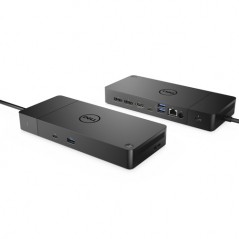 USB-C dockningsstation - Dell USB-C universell dockningsstation WD19TB med stöd för 2 skärmar och Thunderbolt med 180W laddare (beg)