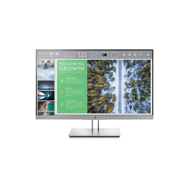 Skärmar begagnade - HP 24" Elitedisplay E243 LED-skärm med IPS-panel med Ergonomisk fot (beg)