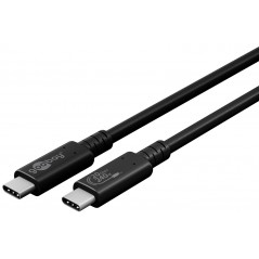 USB-C kabel - USB-C till USB-C kabel USB4 Gen 2x2 240W 20 Gbps 2m