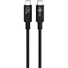 USB-C kabel - USB-C till USB-C kabel USB4 Gen 2x2 240W 20 Gbps 2m