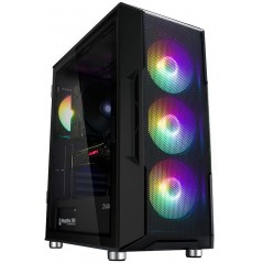 Begagnad Speldator - Zalman Neo speldator med Intel i7 16GB 512SSD 1TB GTX970-grafik Win10 Greenline (beg)