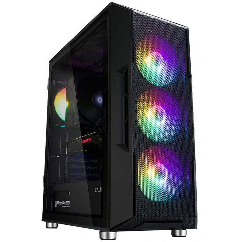 Begagnad Speldator - Zalman Neo speldator med Intel i7 16GB 512SSD 1TB GTX970-grafik Win10 Greenline (beg)