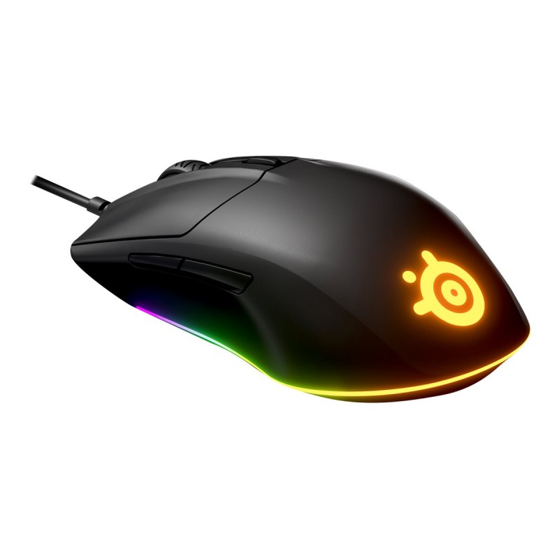 Gamingmus - SteelSeries Rival 3 spelmus 8500 DPI med 6 knappar & RGB
