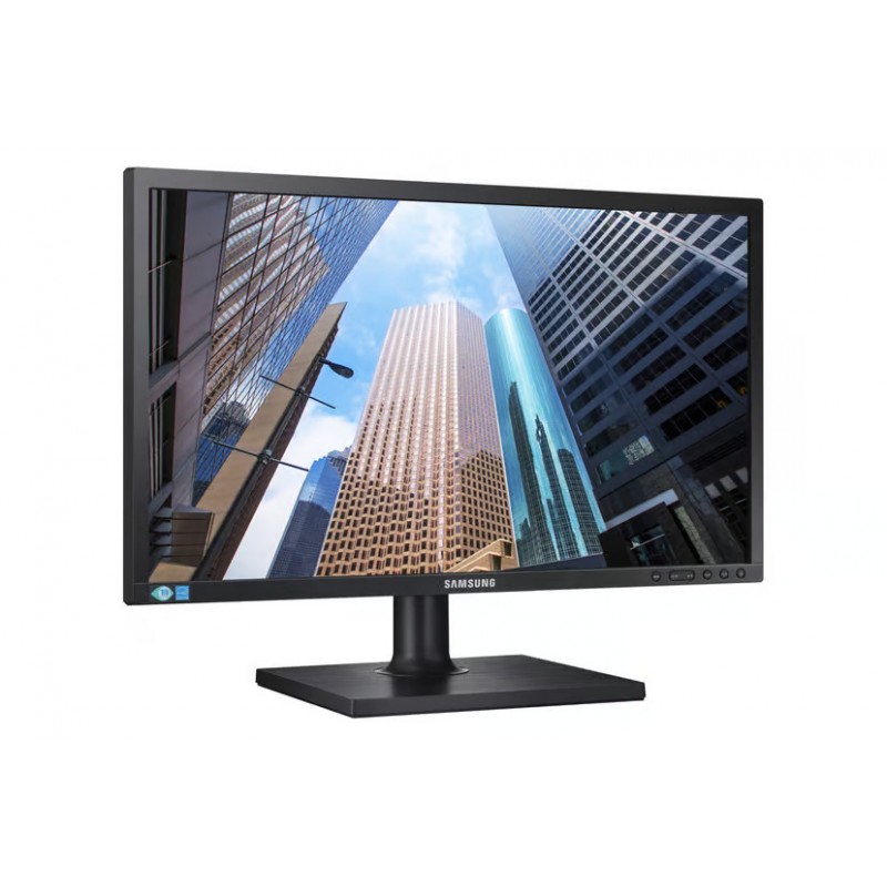 Skärmar begagnade - Samsung 24" S24E650DW LED-skärm med ergonomisk fot (beg)