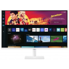 25 - 34" Datorskärm - Samsung 32" 4K-upplöst VA-skärm S32BM701 med 65W USB-C-hubb, fjärr & högtalare