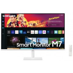 25 - 34" Datorskärm - Samsung 32" 4K-upplöst VA-skärm S32BM701 med 65W USB-C-hubb, fjärr & högtalare