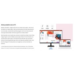 25 - 34" Datorskärm - Samsung 32" 4K-upplöst VA-skärm S32BM701 med 65W USB-C-hubb, fjärr & högtalare