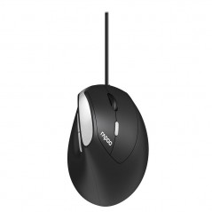 Trådad mus - Ergonomisk vertikal mus från Rapoo