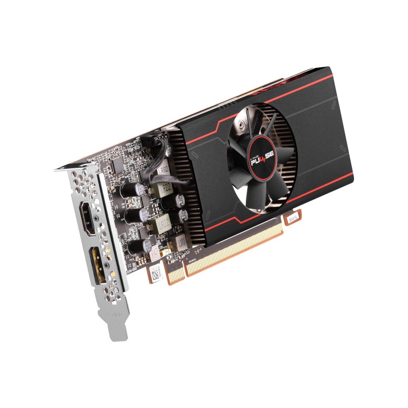 Grafikkort - Sapphire Pulse Radeon RX 6400 4GB spelgrafikkort Low Profile (inkl low-profile bracket)