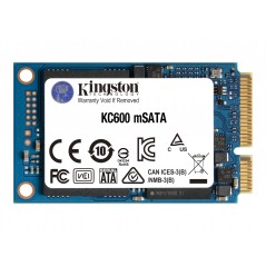 Interna hårddiskar - Kingston KC600 256GB mSATA SSD hårddisk