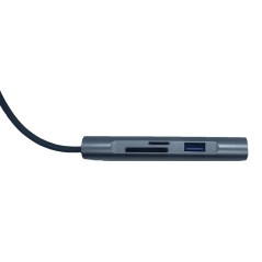 USB-C dockningsstation - USB-C dockningsstation 7-i-1 USB-C PD 75W, HDMI, 3xUSB 3.0, SD/TF-kort