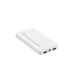Portabla batterier - Havit PowerBank portabelt batteri på 20.000mAh (vit)
