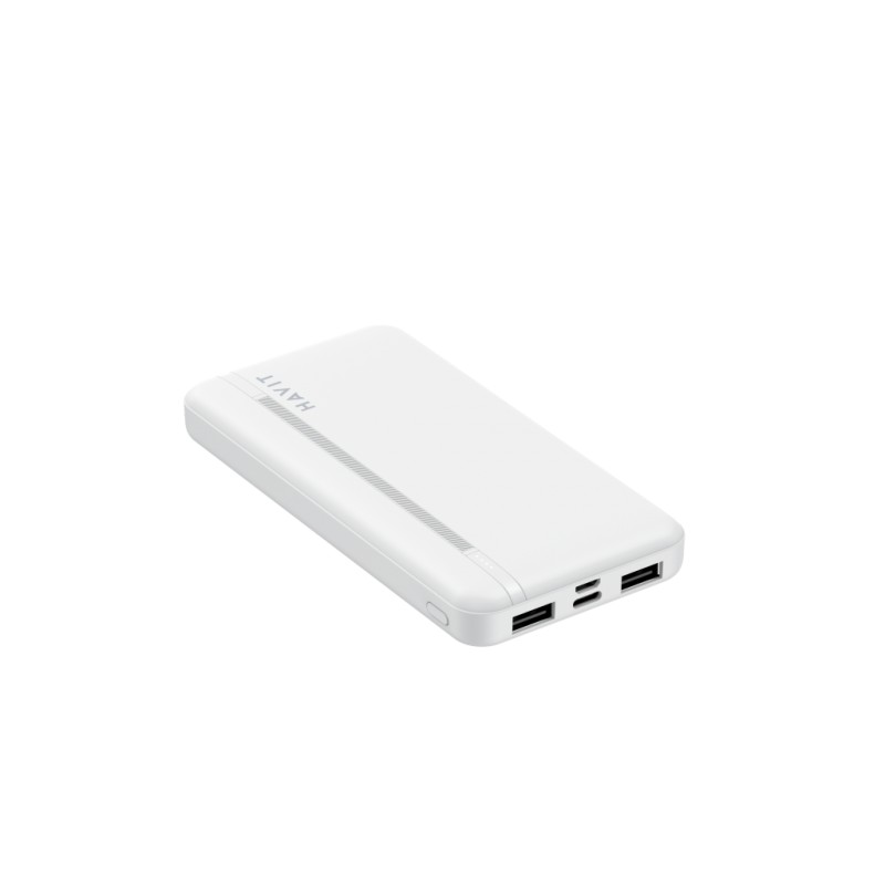Portabla batterier - Havit PowerBank portabelt batteri på 20.000mAh (vit)