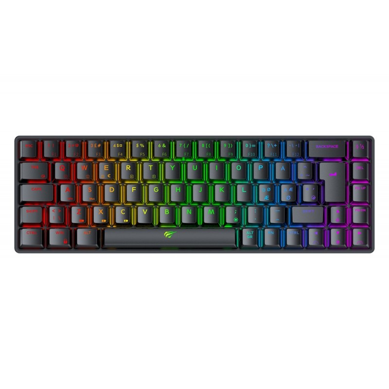 Mekaniskt tangentbord gaming - Havit KB860L superkompakt trådlöst mekaniskt RGB gaming-tangentbord