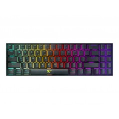 Mekaniskt tangentbord gaming - Havit KB496L kompakt trådlöst mekaniskt RGB gaming-tangentbord