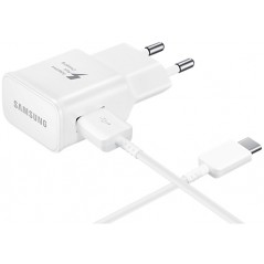 Laddare och kablar - Samsung väggladdare samt USB-C laddkabel