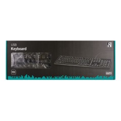 Trådade tangentbord - Deltaco USB-tangentbord Svart