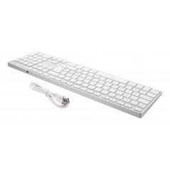 Deltaco designat bluetooth-tangentbord i aluminium