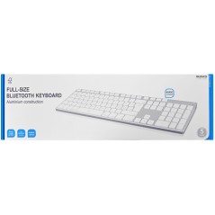 Tangentbord - Deltaco designat bluetooth-tangentbord i aluminium