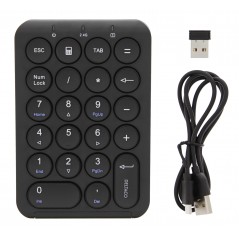 Trådade tangentbord - Trådlöst numeriskt tangentbord uppladdningsbart (numeric keypad)