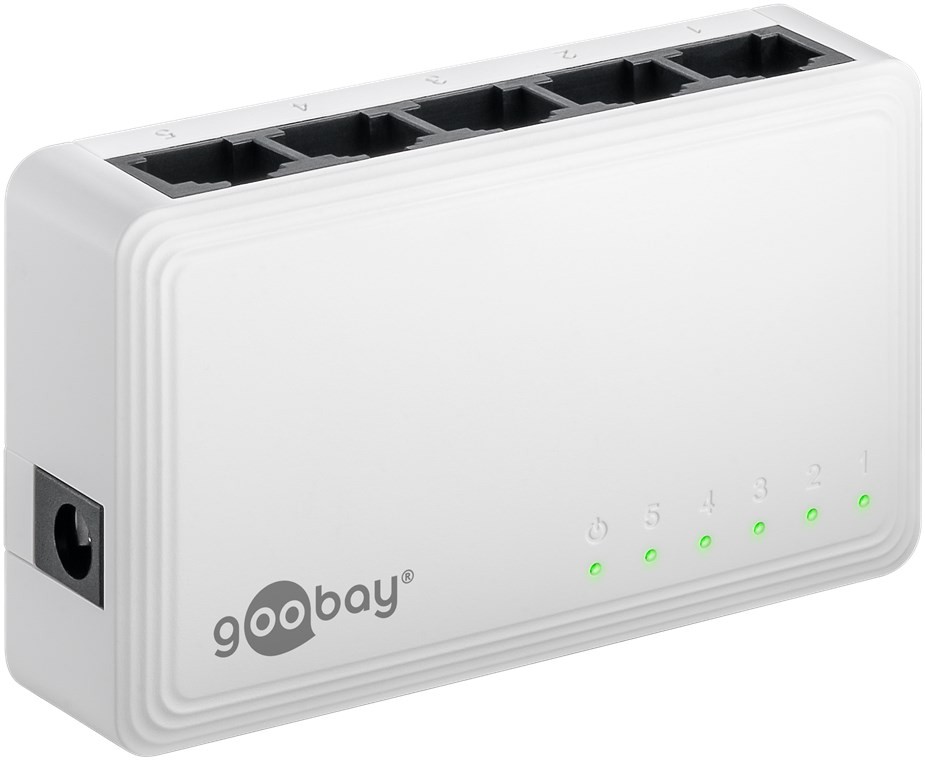 Goobay 5-portars gigabitswitch