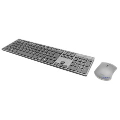 Tangentbord & datormus - Deltaco TB-800 set med trådlöst tangentbord och mus (laddningsbara)