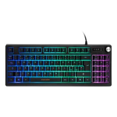Bakgrundsbelyst tangentbord gaming - Deltaco GAM-110 superkompakt gaming-tangentbord med RGB