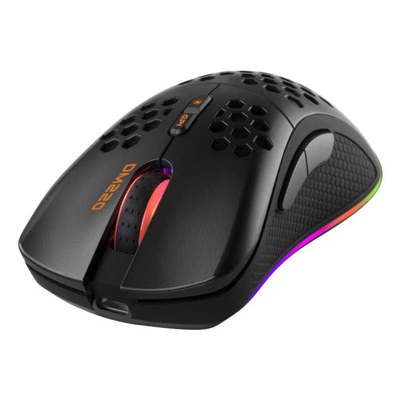 Gamingmus - Deltaco Gaming GAM-120 trådlös lättviktig gamingmus med RGB