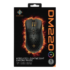 Gamingmus - Deltaco Gaming GAM-120 trådlös lättviktig gamingmus med RGB