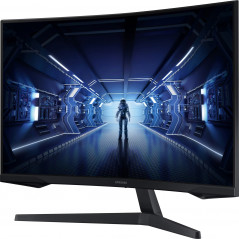 25 - 34" Datorskärm - Samsung Odyssey G5 Curved 27" 144 Hz 2K-upplöst gamingskärm (välvd)