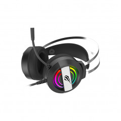 Gamingheadset - Havit Gaming headset med RGB, USB+3.5mm (fyndvara)